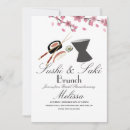 Recherche de baguettes invitations Sushi