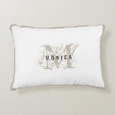 Recherche de beige coussins Monogrammé