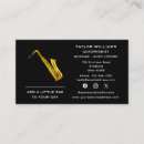 Recherche de pour un joueur de saxophone cartes visite Saxx