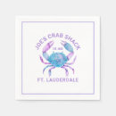 Zoek naar krab servetten Illustratie