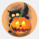 Recherche de mordant autocollants Chat noir