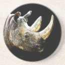 Recherche de rhinocéros dessous de verres Noir