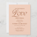 Recherche de de partie de pizza invitations Amour et pizza