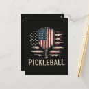 Zoek naar spelers briefkaarten Pickleball speler