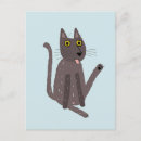 Recherche de humour cartes postales Chat