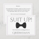 Recherche de habillez invitations Groomsman