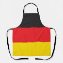 Recherche de drapeau allemand tabliers Rouge