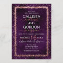 Recherche de doré mariage invitations Contemporain