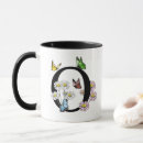 Recherche de initiales décorées tasses Floral