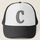 Recherche de monogramme c casquettes Alphabet