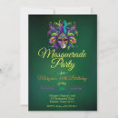 Recherche de de mardi gras anniversaire invitations Perles