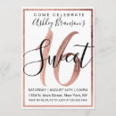 Recherche de rose gold and black invitations Moderne