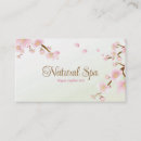 Recherche de spa naturel cartes visite Floral
