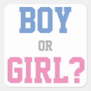 Zoek naar geslacht stickers Gender reveal party