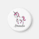 Recherche de fille princesse magnets Licorne