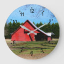 Recherche de grange rouge horloges Rural