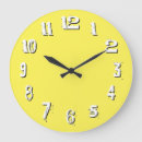 Recherche de nombres noirs horloges Jaune