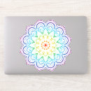 Recherche de mandala arc en ciel autocollants Kaléidoscope