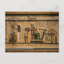 Recherche de hiéroglyphe cartes postales Papyrus