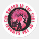 Recherche de katana autocollants Manga