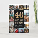 Recherche de de 46 ans anniversaire cartes Quarante sixième