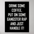 Recherche de gangster posters Noir et blanc