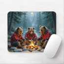 Recherche de marshmallow tapis souris Feu de camp