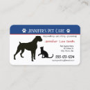 Recherche de affaires de chien cartes visite Customer