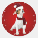 Recherche de chien de noël autocollants Festif