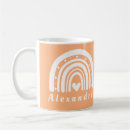 Recherche de coeur moderne tasses Arc en ciel