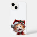 Recherche de chat de noël iphone coques Chaton