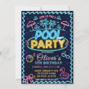 Recherche de natation invitations D'anniversaire d'été