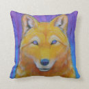 Recherche de tête de loup coussins Imaginaire