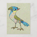 Zoek naar gekke vogel briefkaarten Cartoon