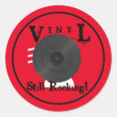 Recherche de disques vinyle autocollants Collection d'enregistrements