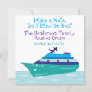 Recherche de bateau de croisière invitations Enregistrer la date