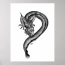 Zoek naar tattoo stijl posters Draak