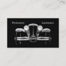 Recherche de voiture vintage cartes visite Rétro