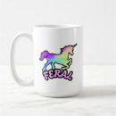 Recherche de licorne drôle tasses Arc en ciel