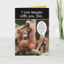 Recherche de orang outan vœux cartes Drôle