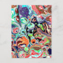 Zoek naar abstract art briefkaarten Rood