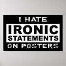 Zoek naar ironisch posters Grappig