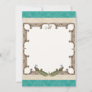 Recherche de peacock wedding vœux cartes Vintage