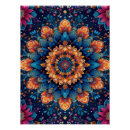 Recherche de mandala de fleur posters Conception