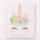 Recherche de licornes tapis souris Girl