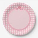 Recherche de damier assiettes en papier Baby shower