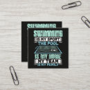 Recherche de natation cartes visite Sport