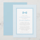 Recherche de noeud bleu invitations Fête de bébé