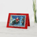 Zoek naar motorfiets kerstman kaarten Vakantie