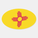 Recherche de drapeau du nouveau mexique autocollants Rouge